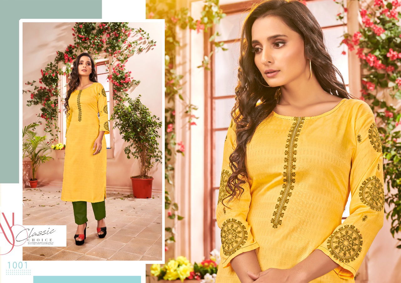 Vitara Award 2 Latest Ethnic Wear Cotton Designer Kurti Collection